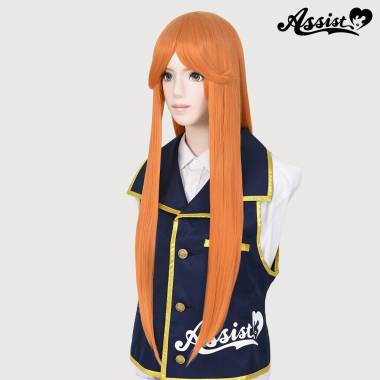 Long Wig with 1 Round Skin Top　Orange Peko NCR-62