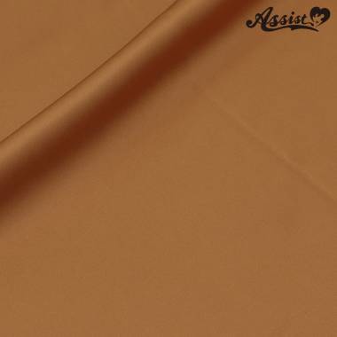 Assist Satin Fabric 125cm Wide X 50cm Brown　No.16
