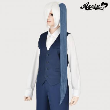 100cm Clip-in Wig　Ash Blue NABL-146