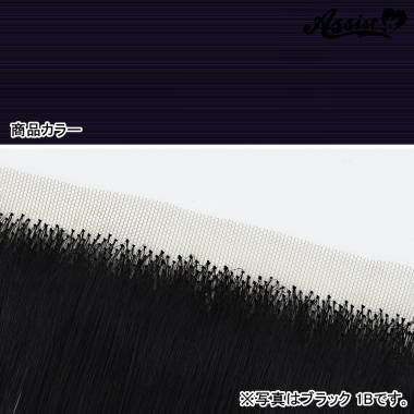 Lace Front Piece　Black Purple NPABD-8