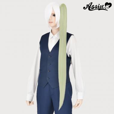 100cm Clip-in Wig　Pale Green NPGR-178