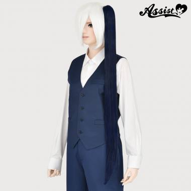 100cm Clip-in Wig　Blue Black NAB-2