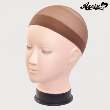 Wig net (swimming cap type)　Brown