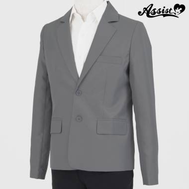 [Easy To Pose] Color Jacket (dual Use) 2 Buttons　Gray