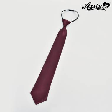 One Touch Color Tie　Wine Red