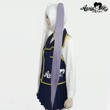 100cm Clip-in Wig　Purple Silver NPS-144