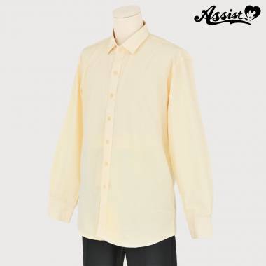 Colored Shirt (men's Style/long Sleeve)　cream