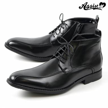 High cut lace-up shoes No in-heel black