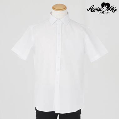 Colore Shirt (Men's Style, Short Sleeves)　White