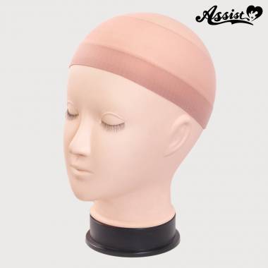 Wig net (swimming cap type)　Pink Beige