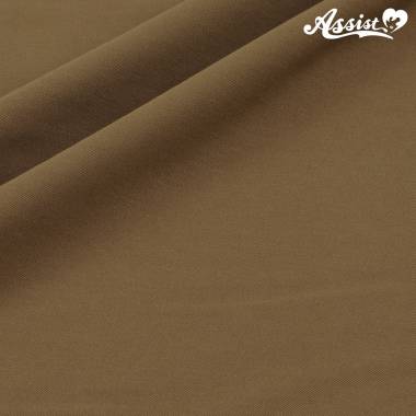 Polyester Twill 150cm Wide X 50cm Brown　No.17