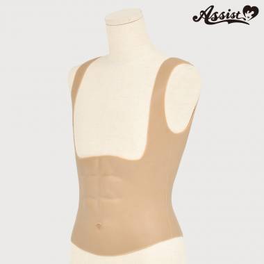Silicone Abs Shirt　Mocha