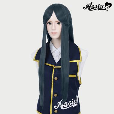 Long Wig with 1 Round Skin Top　Cloudy NKU-37