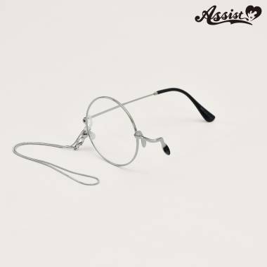 Monocle With Chain For Right Eye　Silver