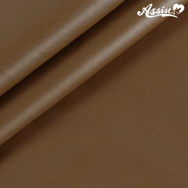 Stretch Synthetic Leather Fabric 135cm Wide X 50cm Brown　No.20