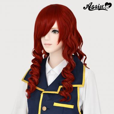 Long And Curly　Red Orange NOR-33