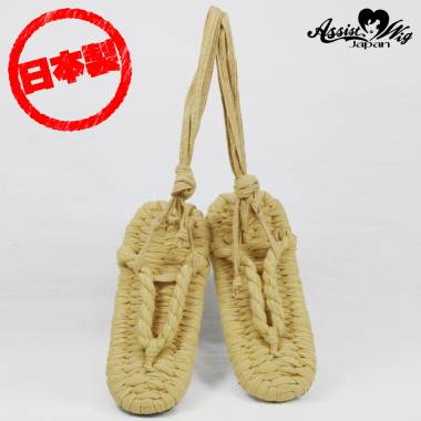 Cloth grass with string　Grass color