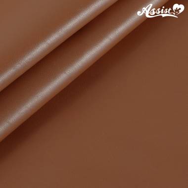 Stretch Synthetic Leather Fabric 135cm Wide X 50cm Brown　No.18
