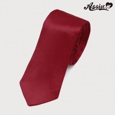 Matte Color Tie　Deep Red