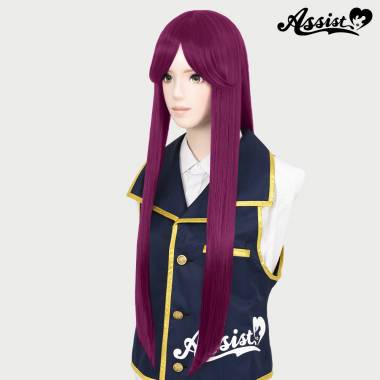 Long Wig with 1 Round Skin Top　Poison NPZ-93