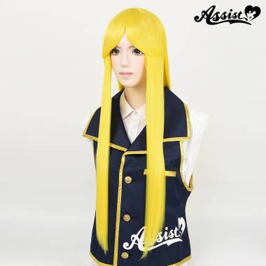 Long Wig with 1 Round Skin Top　Lemon Squash NLS-110