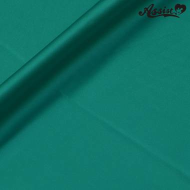 Assist Satin Fabric 125cm Wide X 50cm Green　No.68