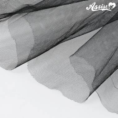 Hard Tulle 130cm Wide X 100cm　black