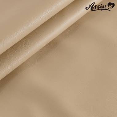 Stretch Synthetic Leather Fabric 135cm Wide X 50cm Brown　No.12