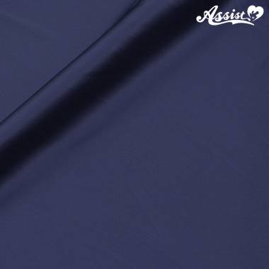 Assist Satin Fabric 125cm Wide X 50cm Blue　No.55