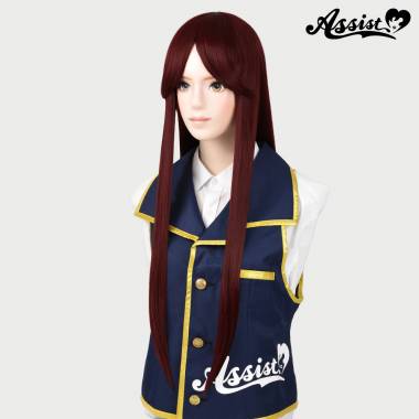 Long Wig with 1 Round Skin Top　Ruby NRU-53