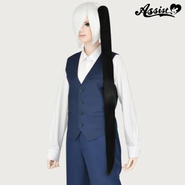 100cm Clip-in Wig　Black 1B