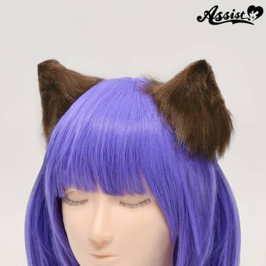 Animal Ears With Wire　Binaural Set　Brown