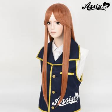 Long Wig with 1 Round Skin Top　Apricot NAP-46