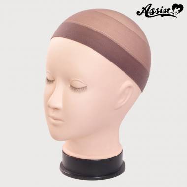 Wig net (swimming cap type)　Red Brown