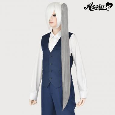 100cm Clip-in Wig　Silver NS-15