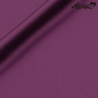 Assist Satin Fabric 125cm Wide X 50cm Purple　No.47