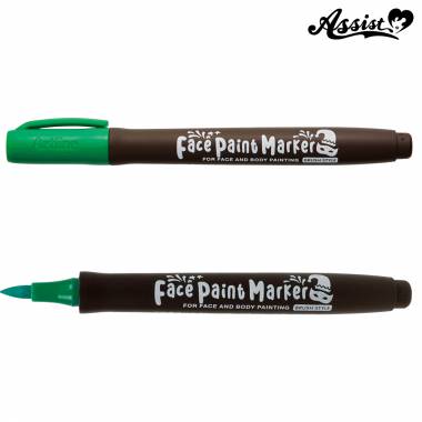 Face paint marker　pastel green