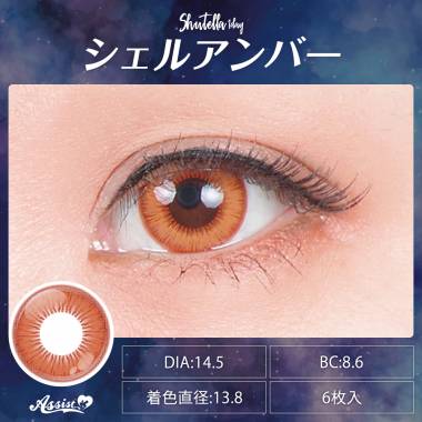 Assist ChouChou Shutella 1Day　Shell Amber