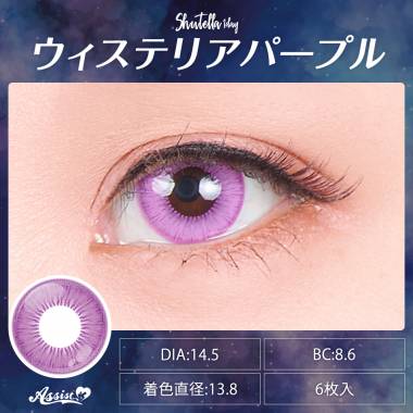 Assist ChouChou Shutella 1Day　Wisteria Purple